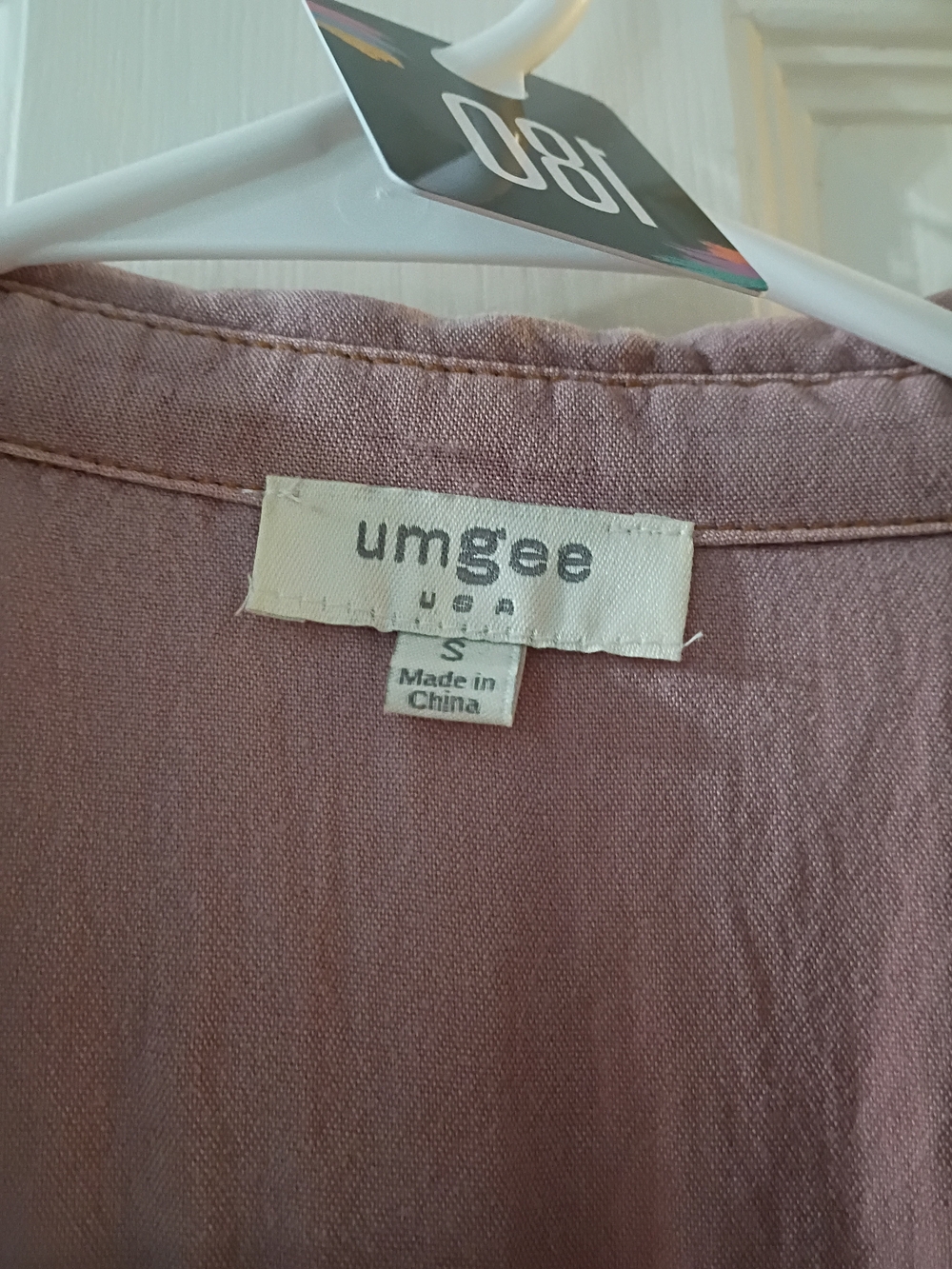 Umgee Pink Tiered Midi Shirt Dress - Picture 3 of 4